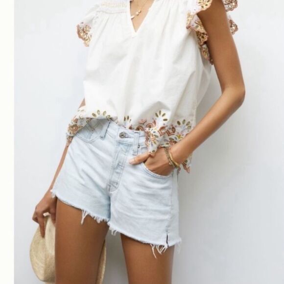 NWT Edwin Cai shorts in Daydream free people size 26 - Picture 1 of 10